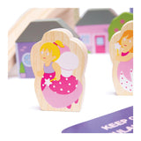 Bigjigs Holzzug Set City Pink - afbeelding 4