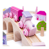 Bigjigs Holzzug Set City Pink - afbeelding 5