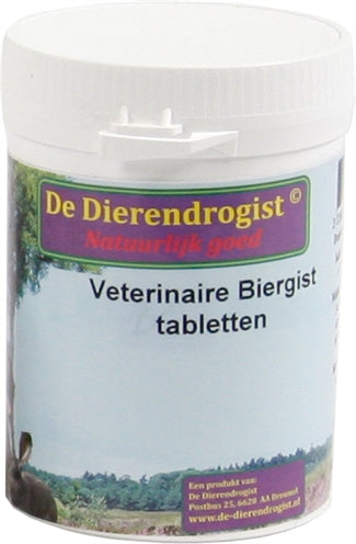 Tierische Drogist -Bierhefe -Tabletten