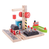 Bigjigs Holzschienen Ladestation Kohle - afbeelding 1