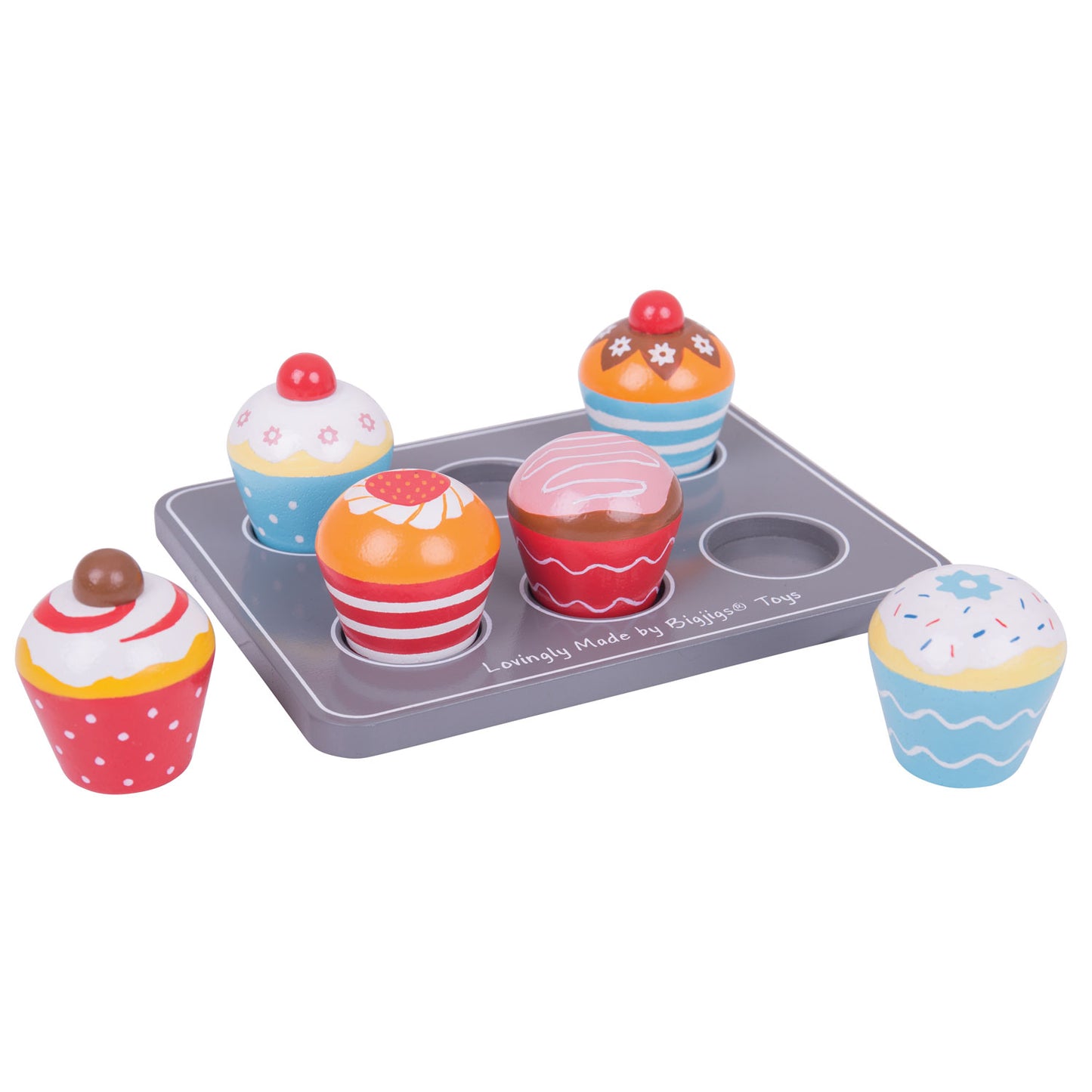 Bigjigs Holz Muffin Set