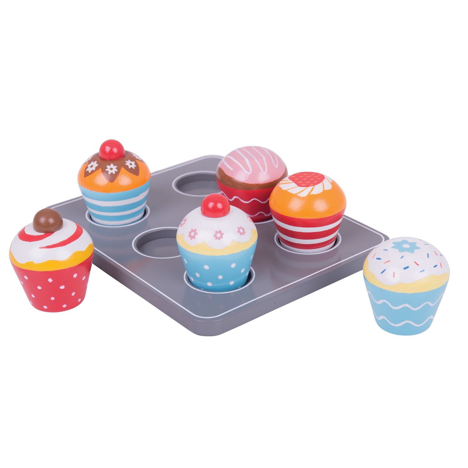Bigjigs Holz Muffin Set