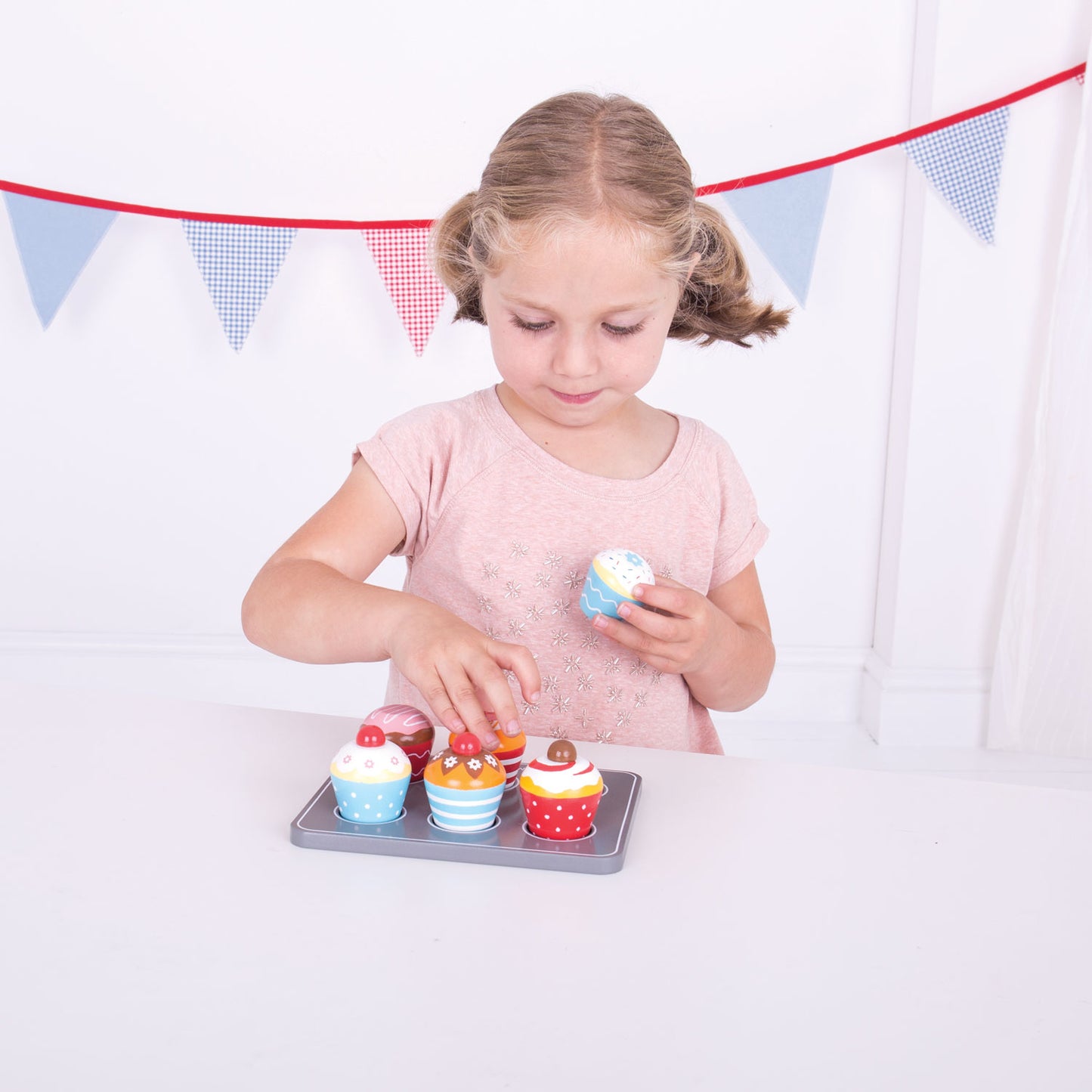 Bigjigs Holz Muffin Set