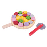 Bigjigs Holzpizza mit Belagerung - afbeelding 3