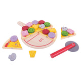 Bigjigs Holzpizza mit Belagerung - afbeelding 5