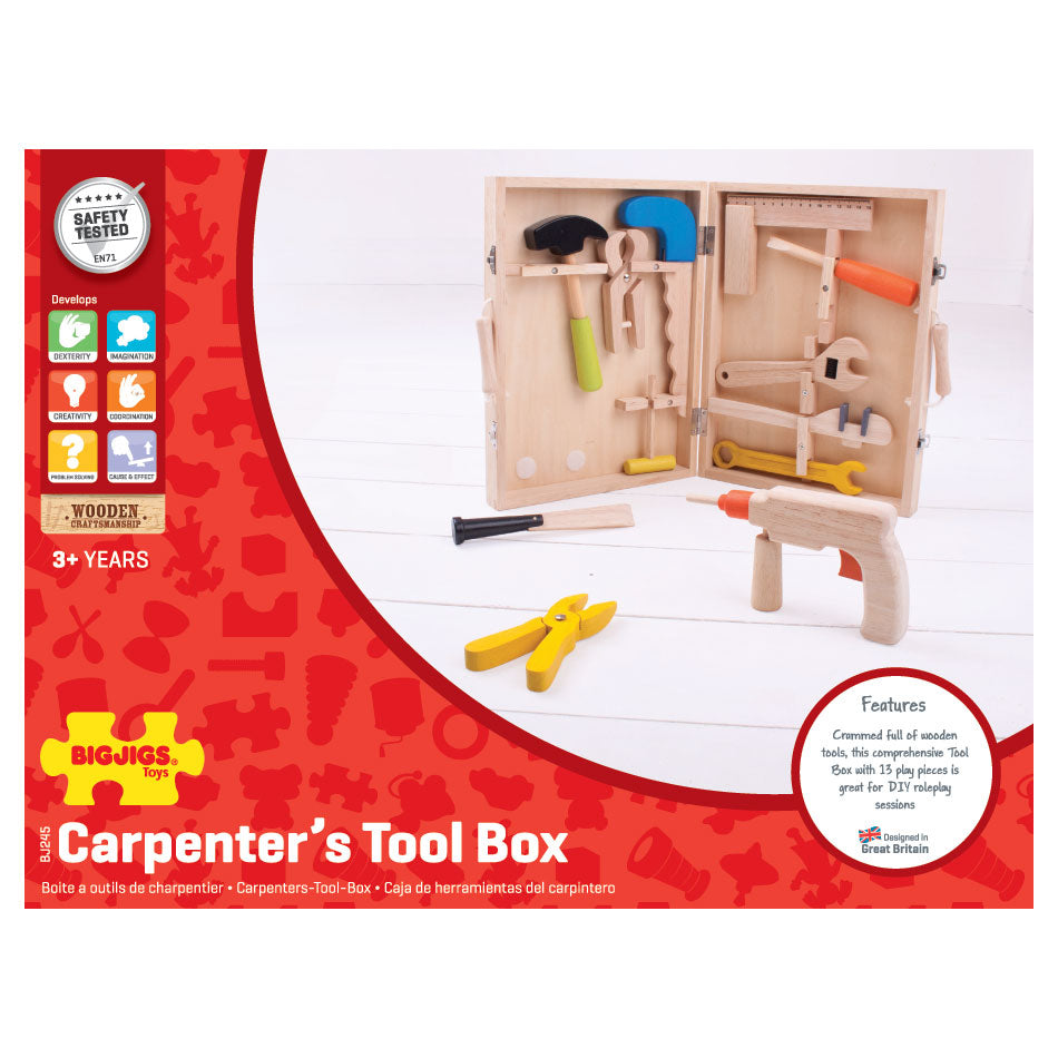 Bigjigs Holzwerkzeugkasten