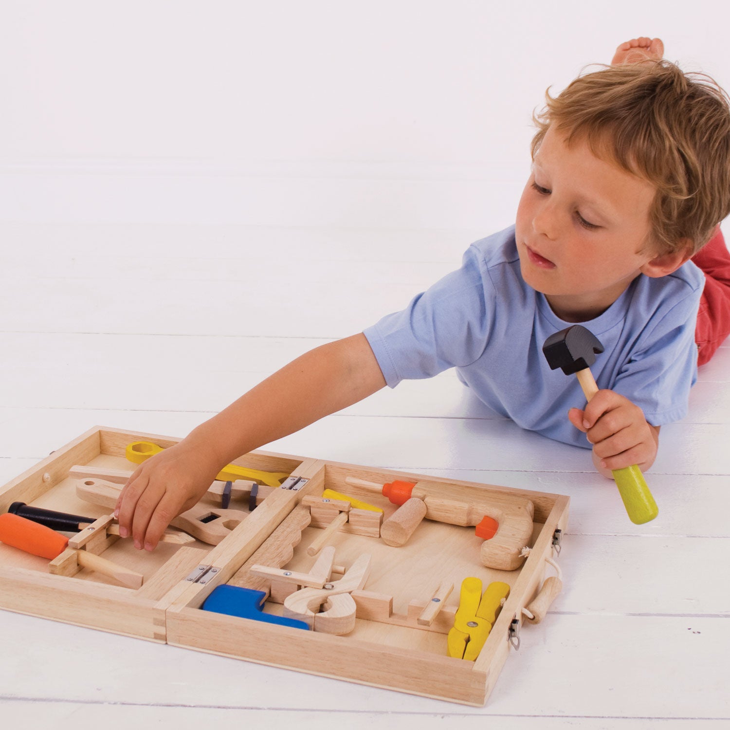 Bigjigs Holzwerkzeugkasten