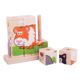 Bigjigs Holzblock -Puzzle Haustiere, 10st. - afbeelding 2