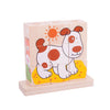Bigjigs Holzblock -Puzzle Haustiere, 10st.