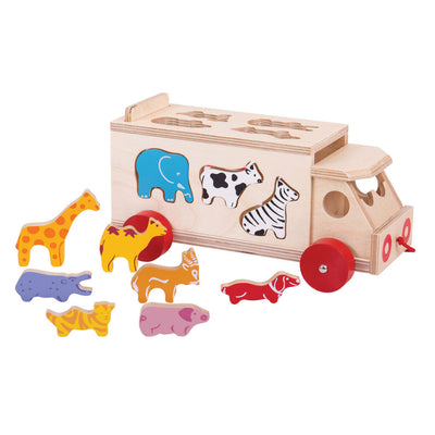 Bigjigs Holzforma Box Truck, 11dlg.