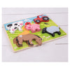 Bigjigs Holzpuzzle Bauernhof, 5 Teile.