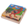 Bigjigs Holzblock -Puzzle Nutztiere