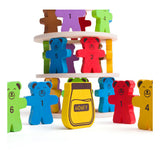 Bigjigs Holzstapelspiel Teddy Bears. - afbeelding 5