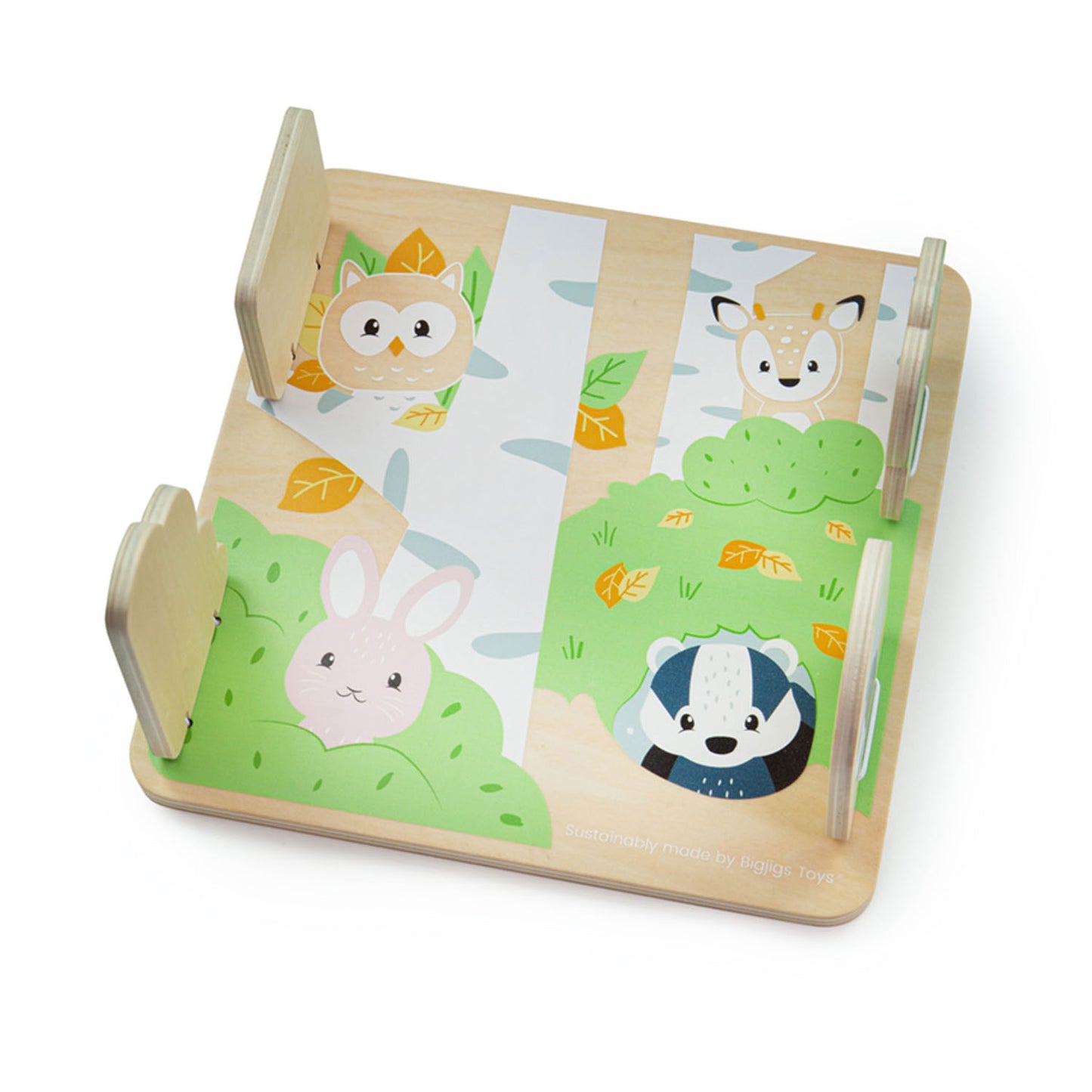 Bigjigs Woodland Holzbland und suchen nach Puzzle