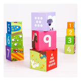 Bigjigs Farm Stack Tower, 10dlg. - afbeelding 4