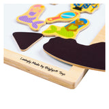Bigjigs Magnetplatte mit Holzkante - afbeelding 5
