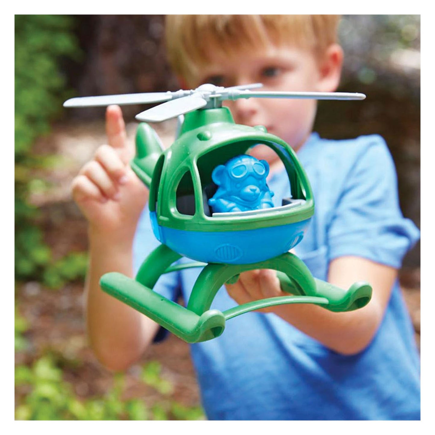 Green Toys Hubschrauber grün recycelt