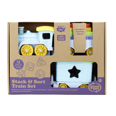 Green Toys Green Toys Stapel und Sortierzug, 12dlg.