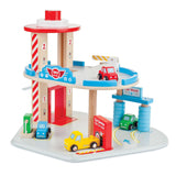 Bigjigs Holzgarage mit Autowaschanlage - afbeelding 1