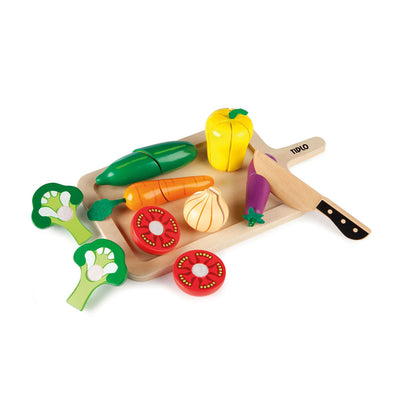 Tidlo Holzschnitt Gemüse Spielset, 20dlg.