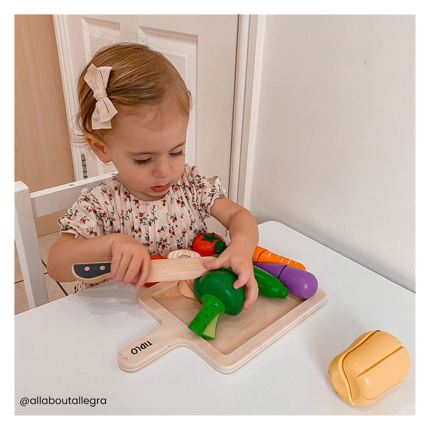 Tidlo Holzschnitt Gemüse Spielset, 20dlg.
