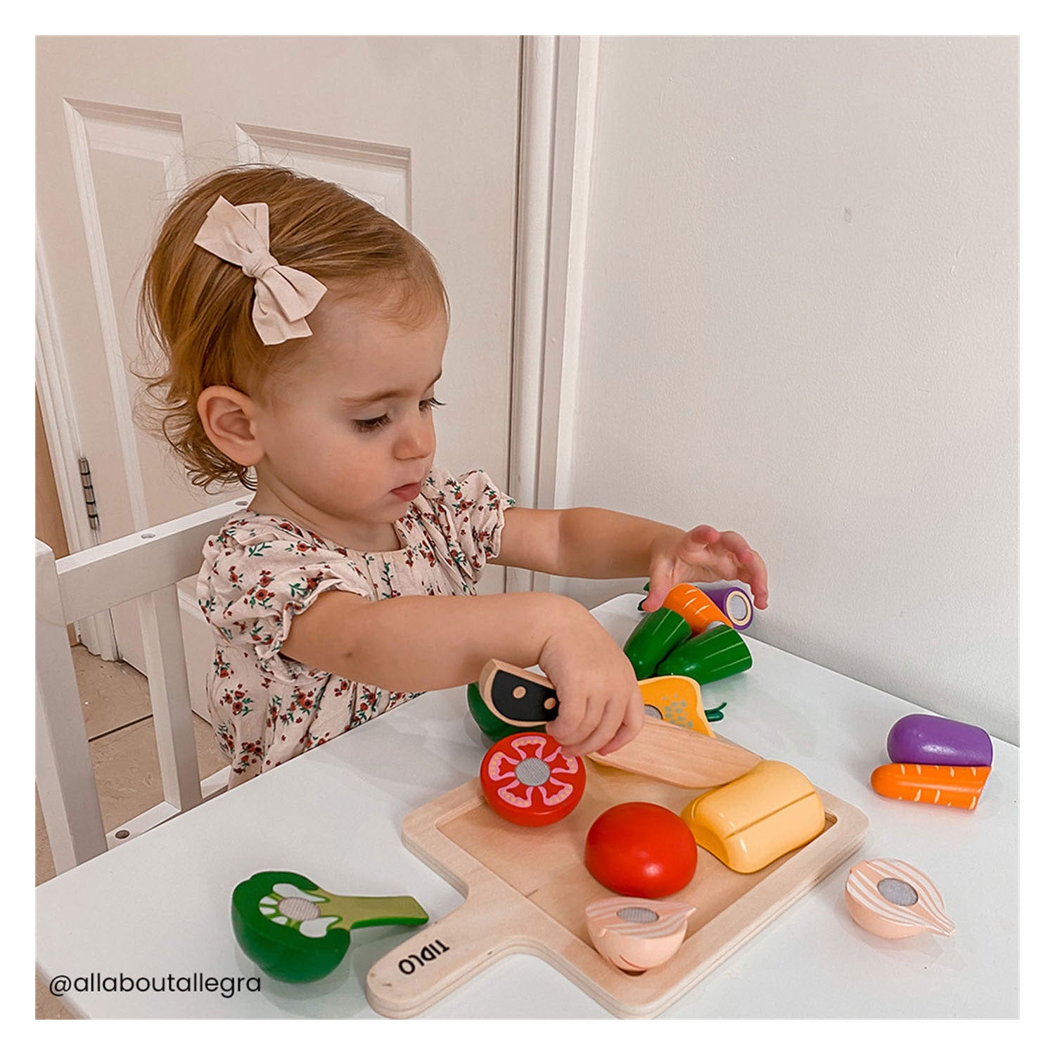 Tidlo Holzschnitt Gemüse Spielset, 20dlg.