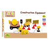 Tidlo Wooden Dollhouse Construction Workers Baumaterial, 13dlg.