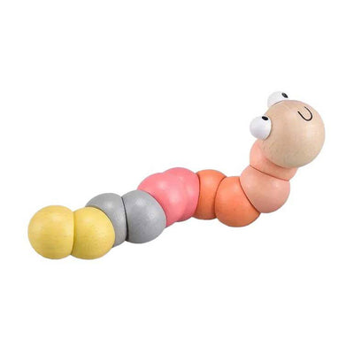 Bigjigs Holzwurm - Pastell