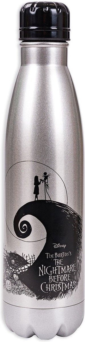 Albtraum vor Weihnachten (Silhouette) Metallgetränkeflasche