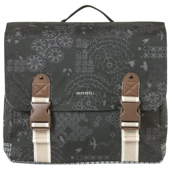 Basilikum Fahrradbeutel Double Boheme Charcoal Mik 35L
