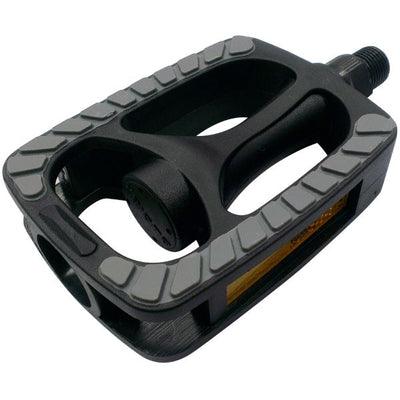 Marwi Pedalsatz SP-813 PP mit grauer Anti-Rutsch-Einlage schwarz (Werkstattverpackung)