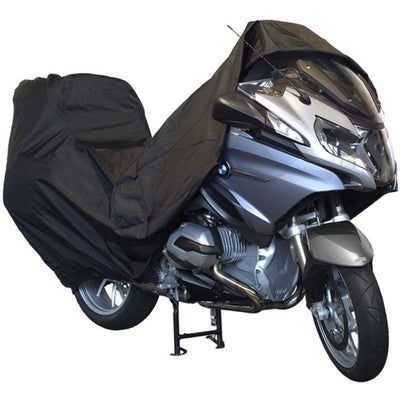 DS Deckt Motorabdeckung Alfa Top Case xxlarge mit Kennzeichenfenster ab