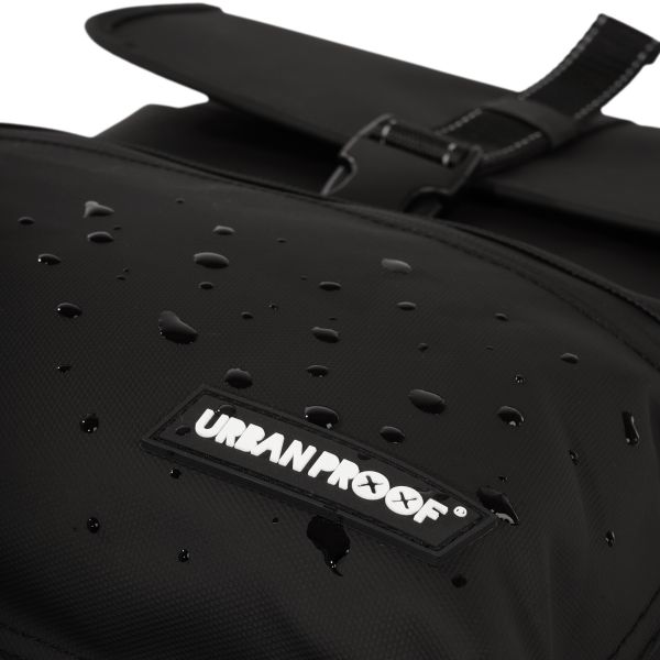 Urbanfester städtischer Frachtradtaschen -Rucksack 20l Schwarz