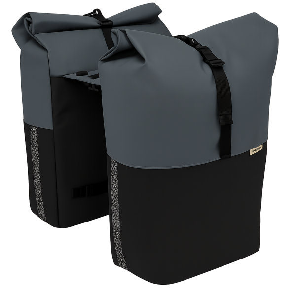 Newlooxs New Looxs Doppeltasche Nyborg Mik 2.0 34l dunkelgrau schwarz