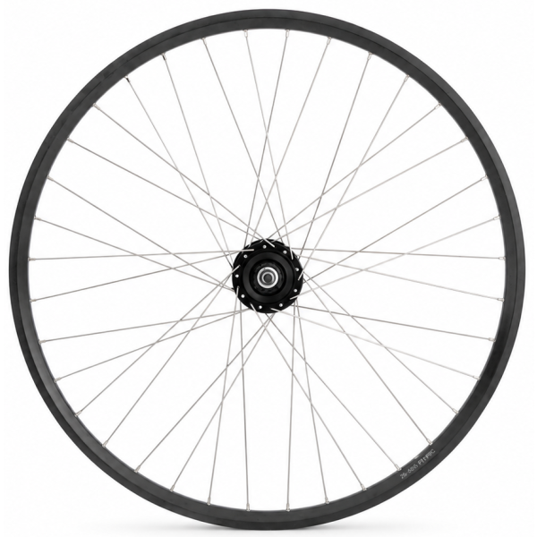 Shimano Vorderrad 28 x 1 4'' Aluminium ZAC 2000 Felge – dh-c6000-3n Nabendynamo – Rollenbremse – Schwarz Silber