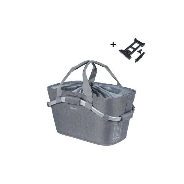 Basilikum Mand hinten 2 -Tage -Mike 22L Grau Nahkampf 20x38x17cm