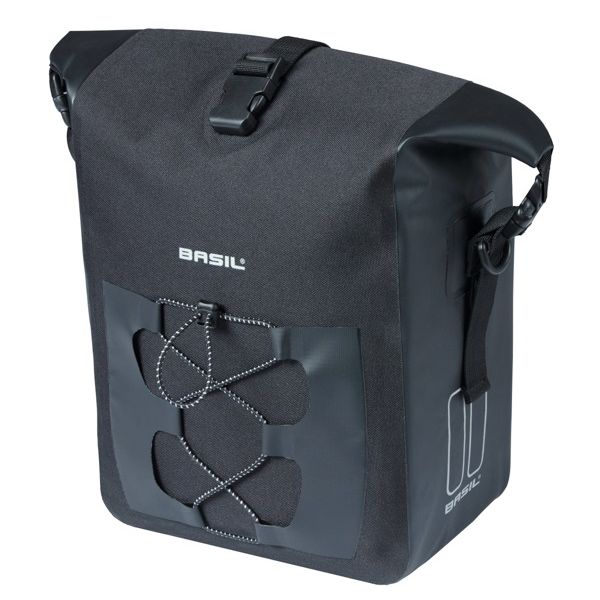 Basil Tasche Navigator M Single schwarz | Mikrofonhaken | 15l