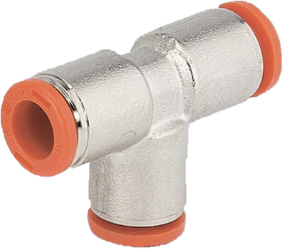 Metall-Steckkupplung T-Stück RL5 6mm