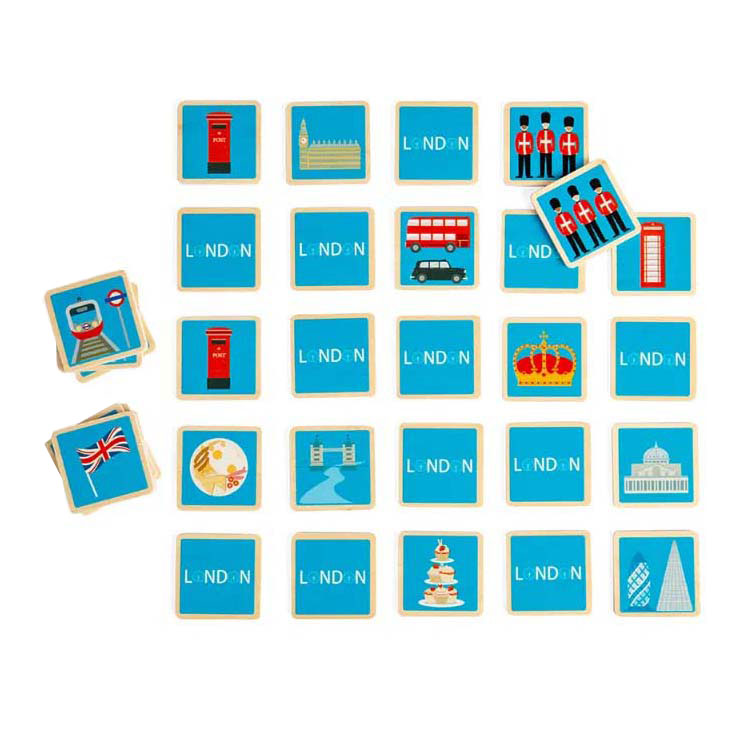 Bigjigs Holz London Memospiel