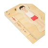 Bigjigs Holzanatomiepuzzel - Junge, 26st.
