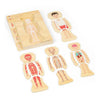 Bigjigs Holzanatomiepuzzel - Junge, 26st.
