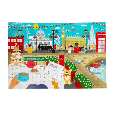 BIGJIGS HOOLEN London City Floor Puzzle, 48st.