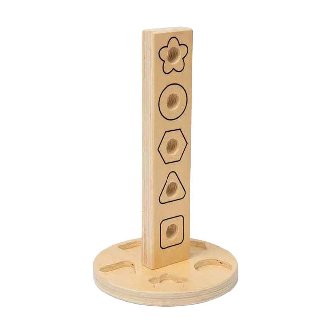 Bigjigs hölzerne Moeren-Enathertoren, 11dlg.