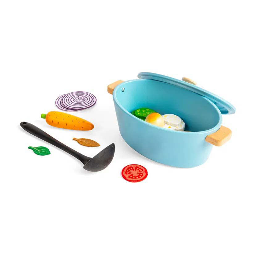 Bigjigs hölzernes Eintopfspiel, 17dlg.