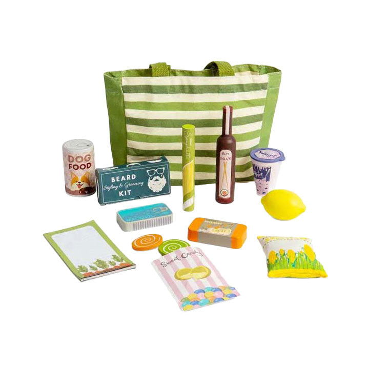 Bigjigs Holzeinkaufsspielset, 17dlg.