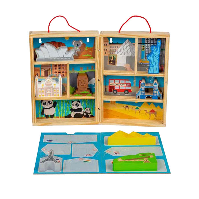 Bigjigs Wooden Reis Play Set, 10dlg.