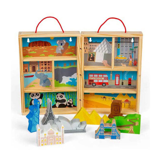 Bigjigs Wooden Reis Play Set, 10dlg.