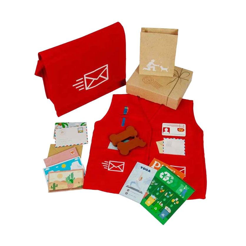 Bigjigs Postman Dress -up Set mit Accessoires