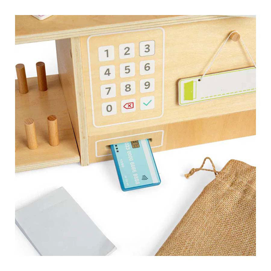 Bigjigs Houten Post Speelset, 19dlg.