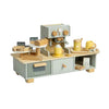 Bigjigs Holz-Kaffeeecken-Spielset, 32-teilig.